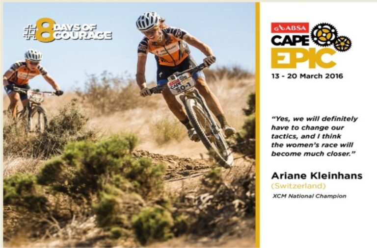 Stage 3 the best women’s stage that I’ve been involved in during my Cape Epic history,” Sally Bigham