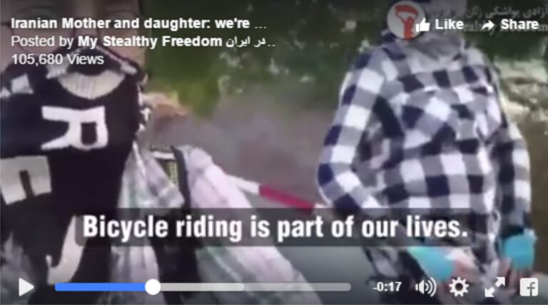 Badass Women in Iran defy the law and ride bicycles