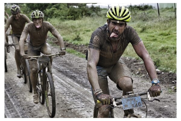 Stelling trudges into lead at muddy TransCape