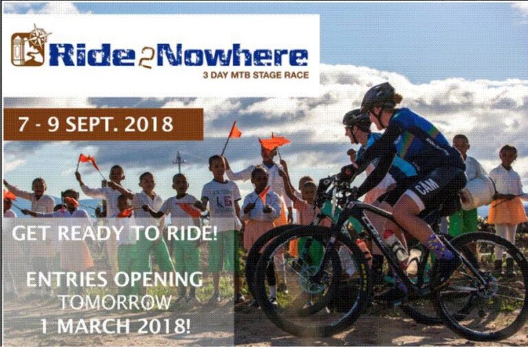 Ride2Nowhere Entries Open for 2018