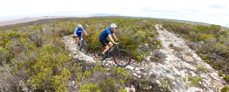 Explore Trails through the Fynbos in the De Hoop Vlei MTB Experience