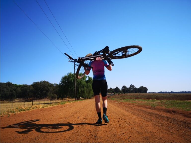 How to carry your bike on the trails