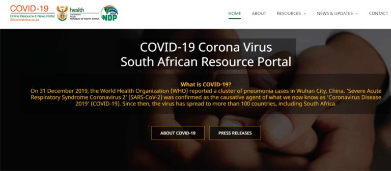 coronavirus SA
