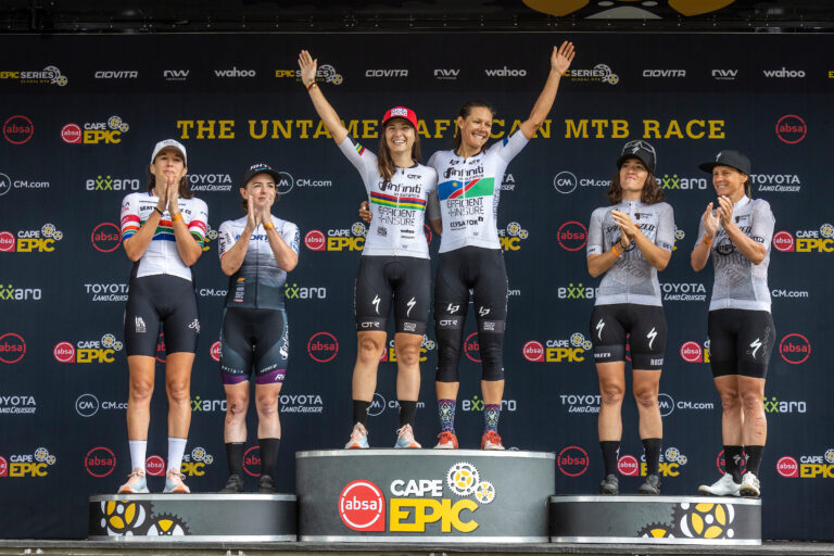 Beers, Blevins complete hattrick while Looser and Le Court shine on Stage 4 of Absa Cape Epic