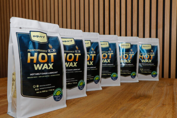 squirt hot wax