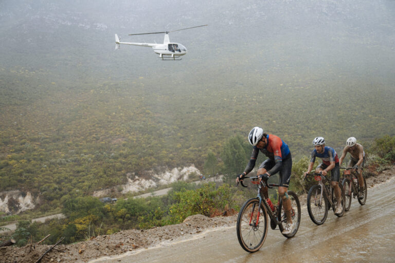 Matt Beers Ignites the Inaugural Gravel Burn in a Cold, Wet Show of Dominance